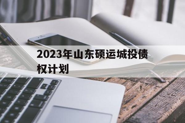 关于2023年山东硕运城投债权计划的信息