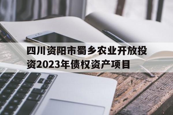 包含四川资阳市蜀乡农业开放投资2023年债权资产项目的词条