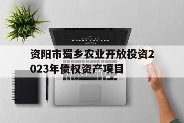 资阳市蜀乡农业开放投资2023年债权资产项目(资阳蜀江建设工程项目)